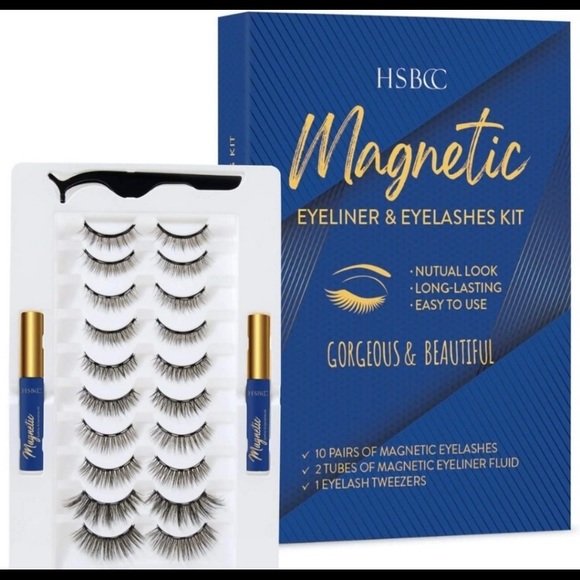 Brand new - sealed - magnetic eyelashes and eyeliner kit - Picture 1 of 4